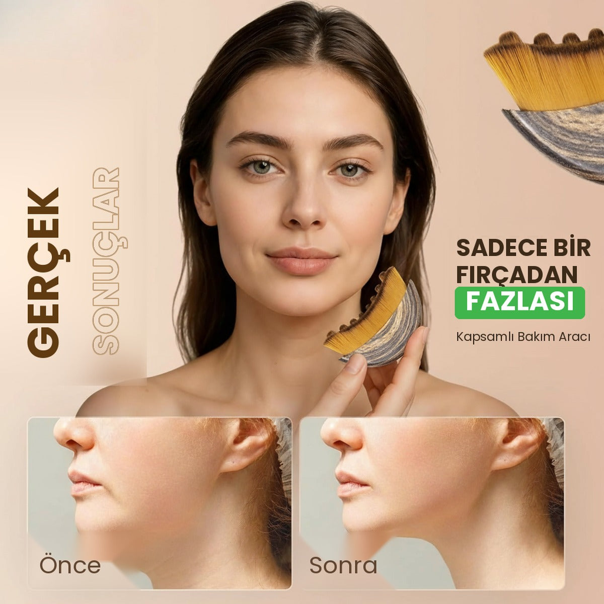 LENFATİK YÜZ FIRÇASI + HEDİYE SIMPLE KREM SETİ