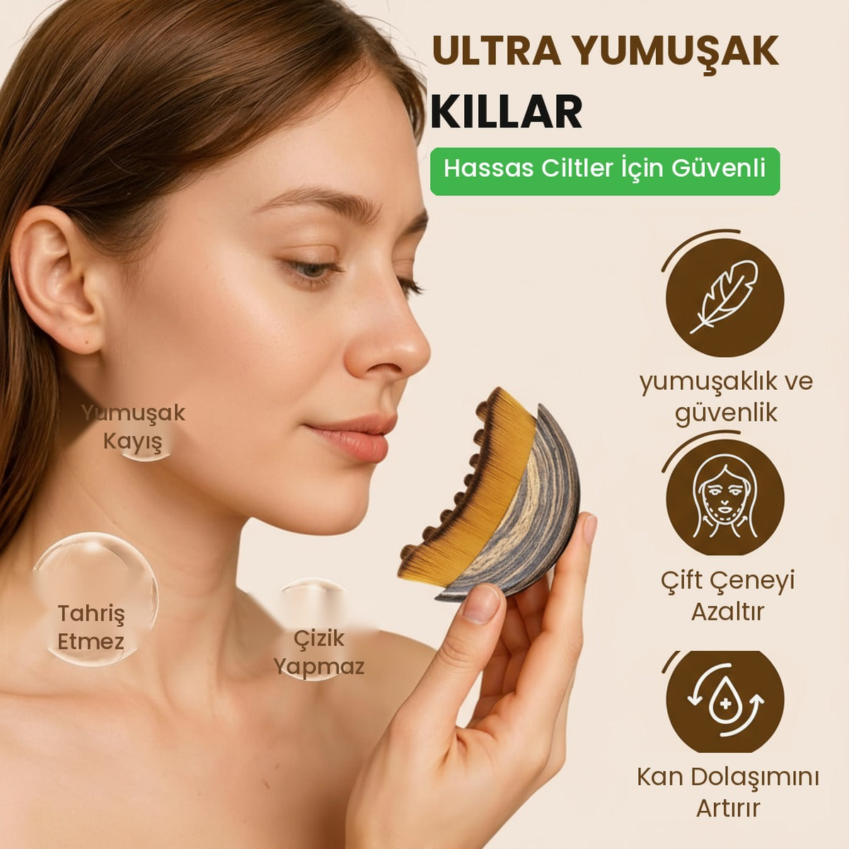 LENFATİK YÜZ FIRÇASI + HEDİYE SIMPLE KREM SETİ