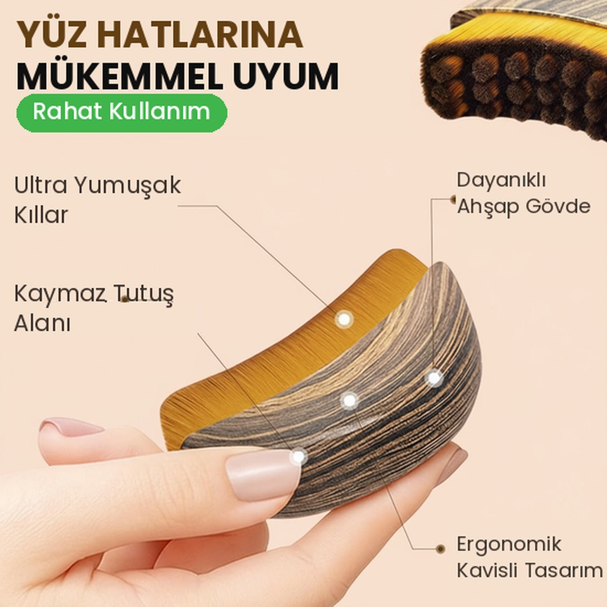 LENFATİK YÜZ FIRÇASI + HEDİYE SIMPLE KREM SETİ