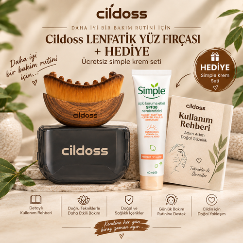 LENFATİK YÜZ FIRÇASI + HEDİYE SIMPLE KREM SETİ